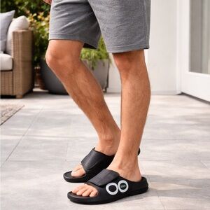 OOFOS OOahh Sport Slide Sandals – Men’s Size 10 | Recovery Slides